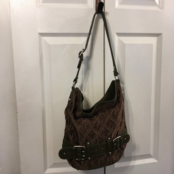 Stone Mountain Olive Green Shoulder Bag - Picture 7 of 12